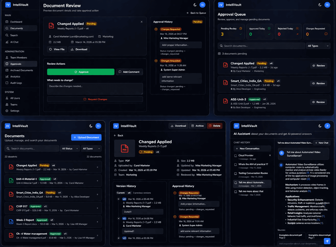 IntelliVault - Smart Internal Knowledge Base